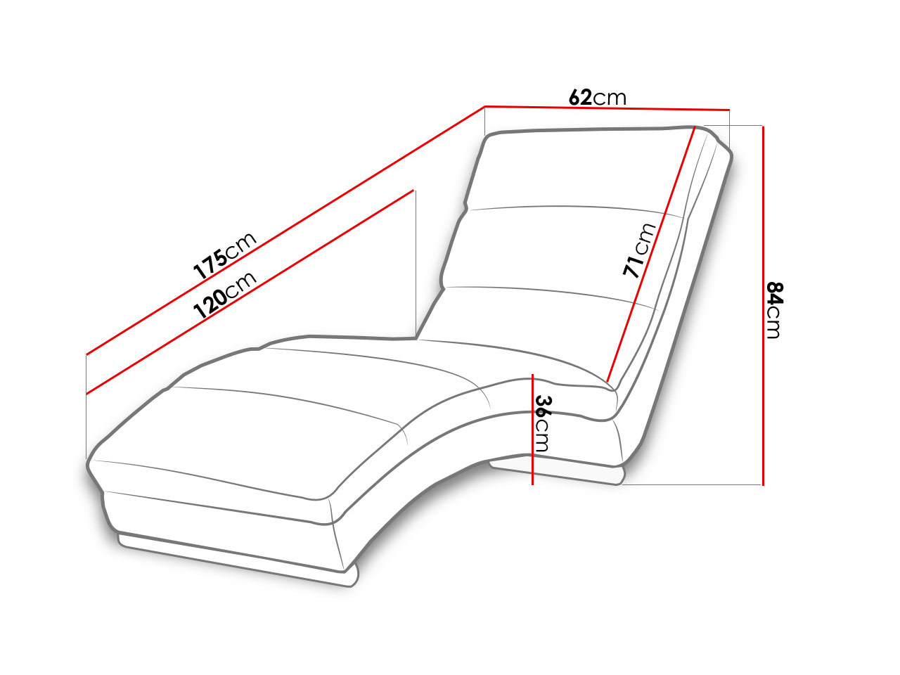 угол наклона спинки кресла для отдыха относительно сиденья