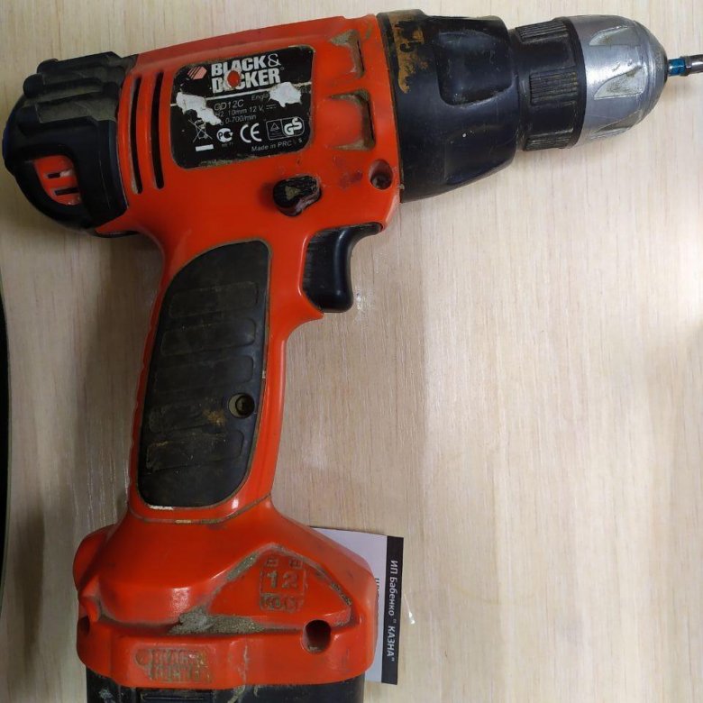 Black decker cd12c аккумулятор