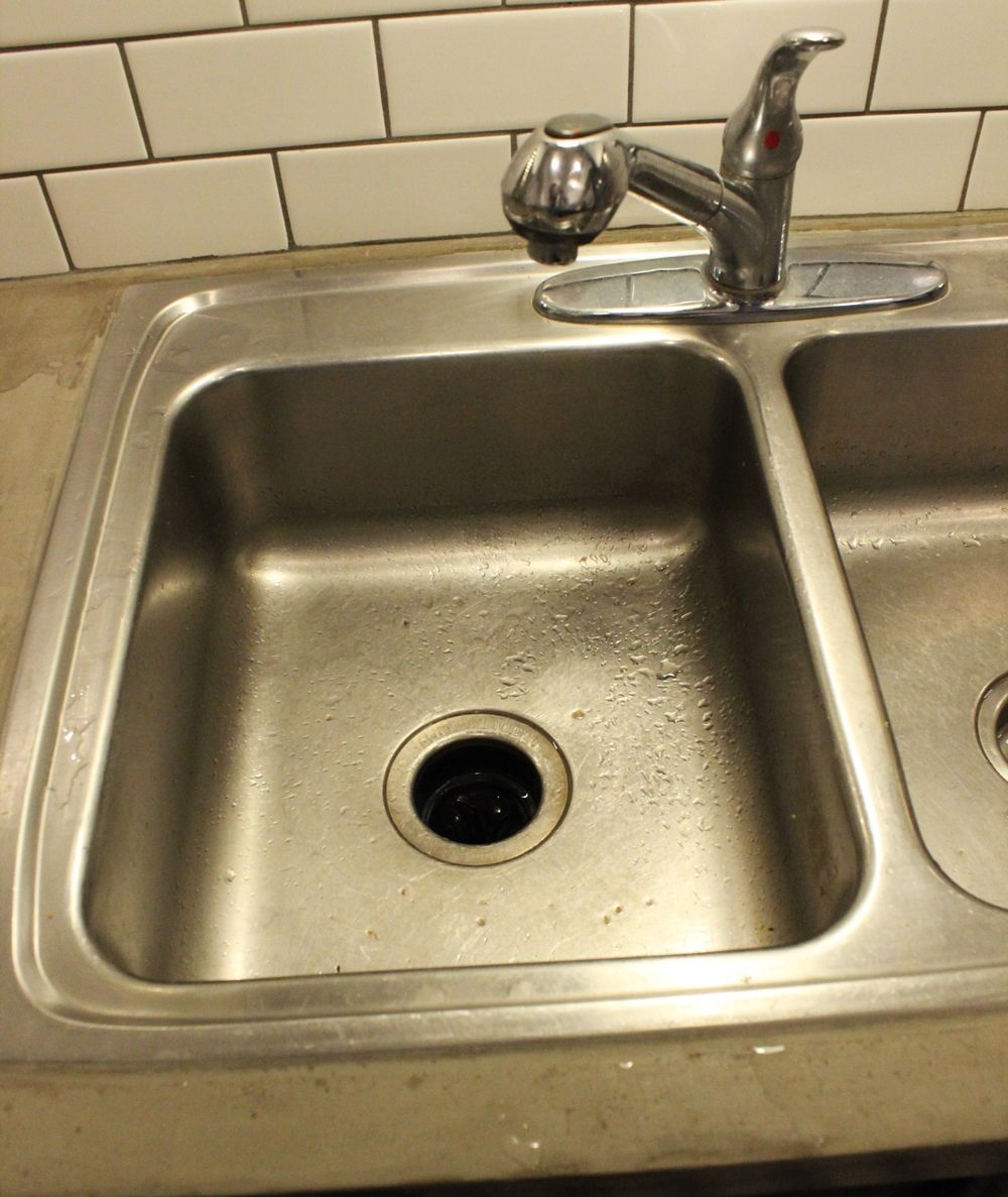 DIY Kitchen Faucet Install - Before