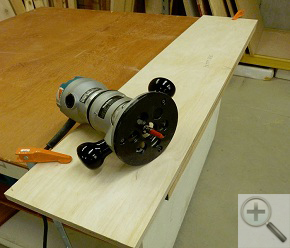 Jointing with a router