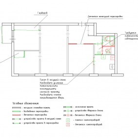 Схема перепланировки 4 комнатной квартиры в панельке