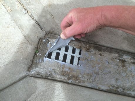 install a channel drain