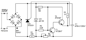 Тиристоры ку202 схема