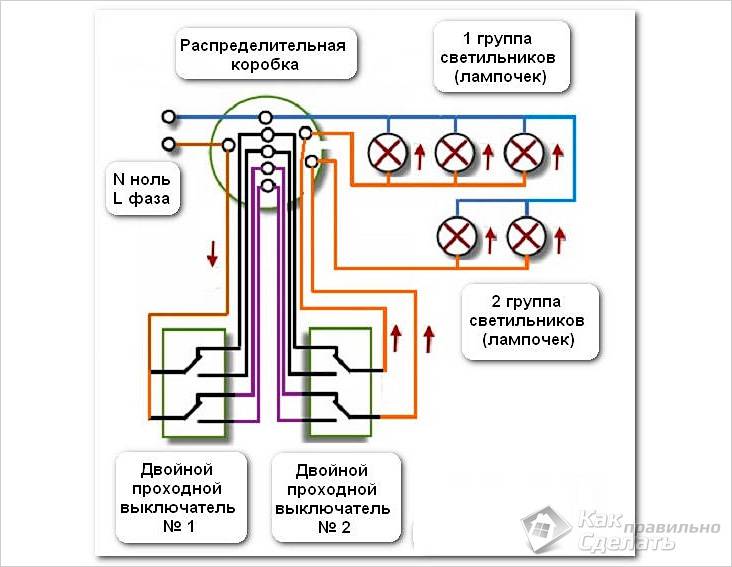 Схема подключения лебедки электрик винч