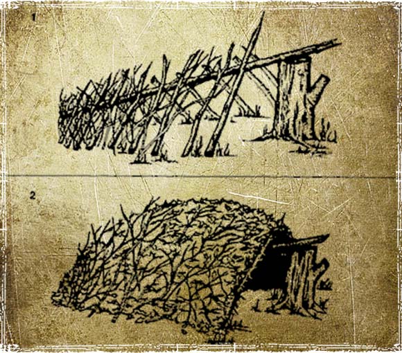 debris shelter instructions