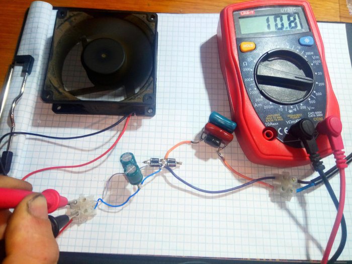 Как запитать кулер для охлаждения LED матрицы на 220 В