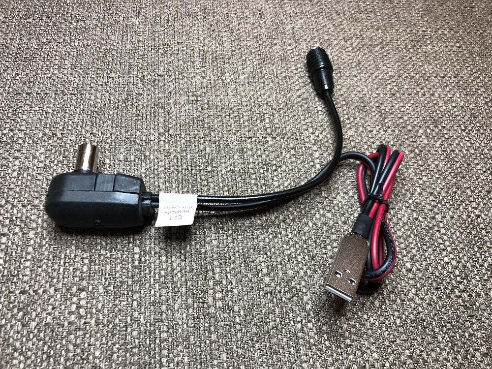 Как подключить инжектор питания USB для активной телевизионной антенны