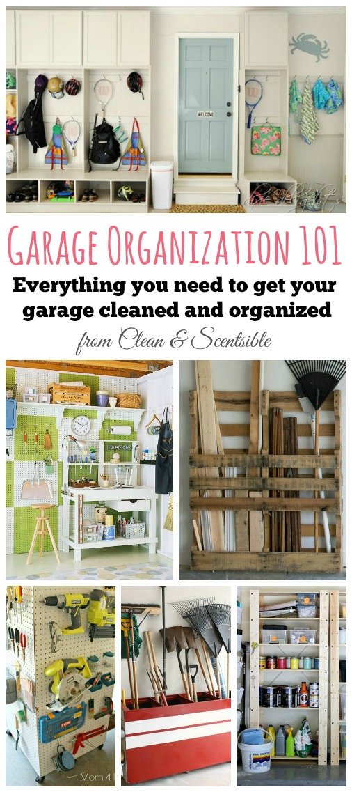 Great ideas for organizing the garage! // cleanandscentsible.com