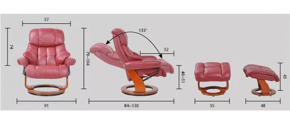 Оптимальный наклон спинки кресла