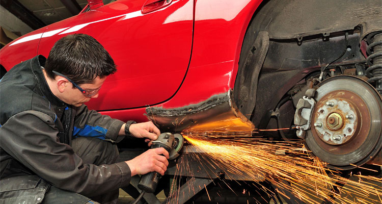 angle grinder for auto body work